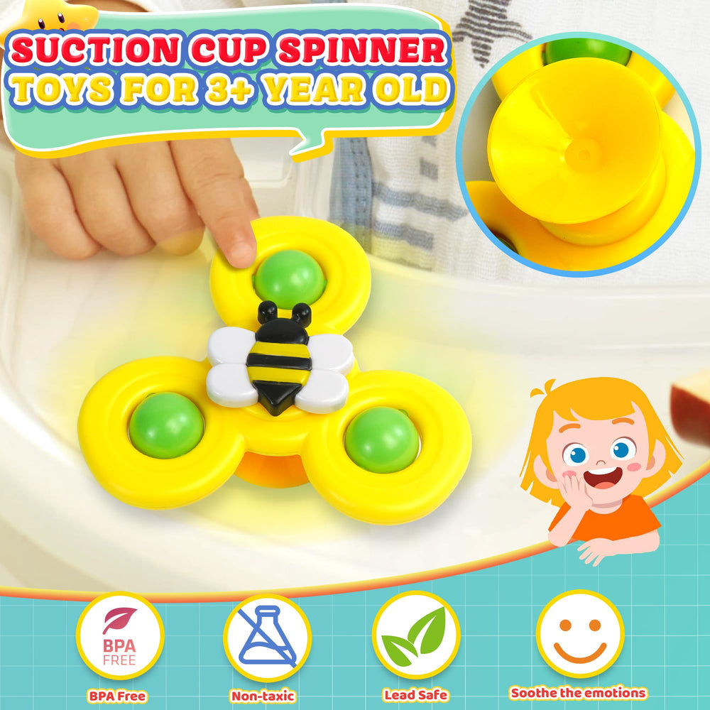 CHESLICR Suction Cup Spinner for stick-to-surface focus on journeys.