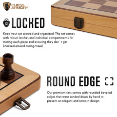 Extra queen pieces included with Chess Armory set for flexible gameplay.