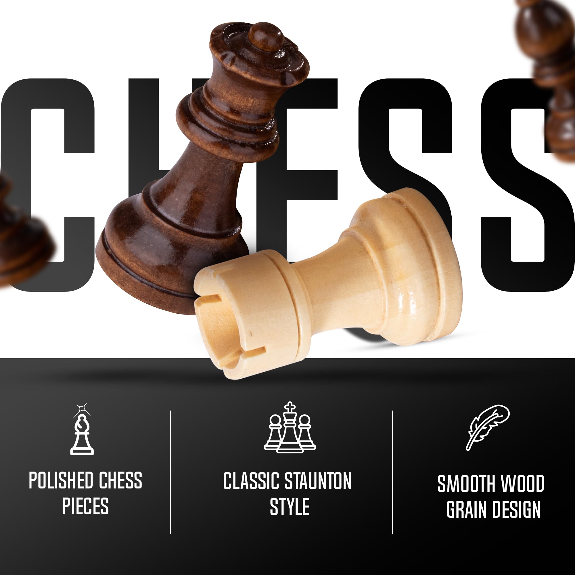 Chess Armory full-color gift box enhances gift-giving presentation.
