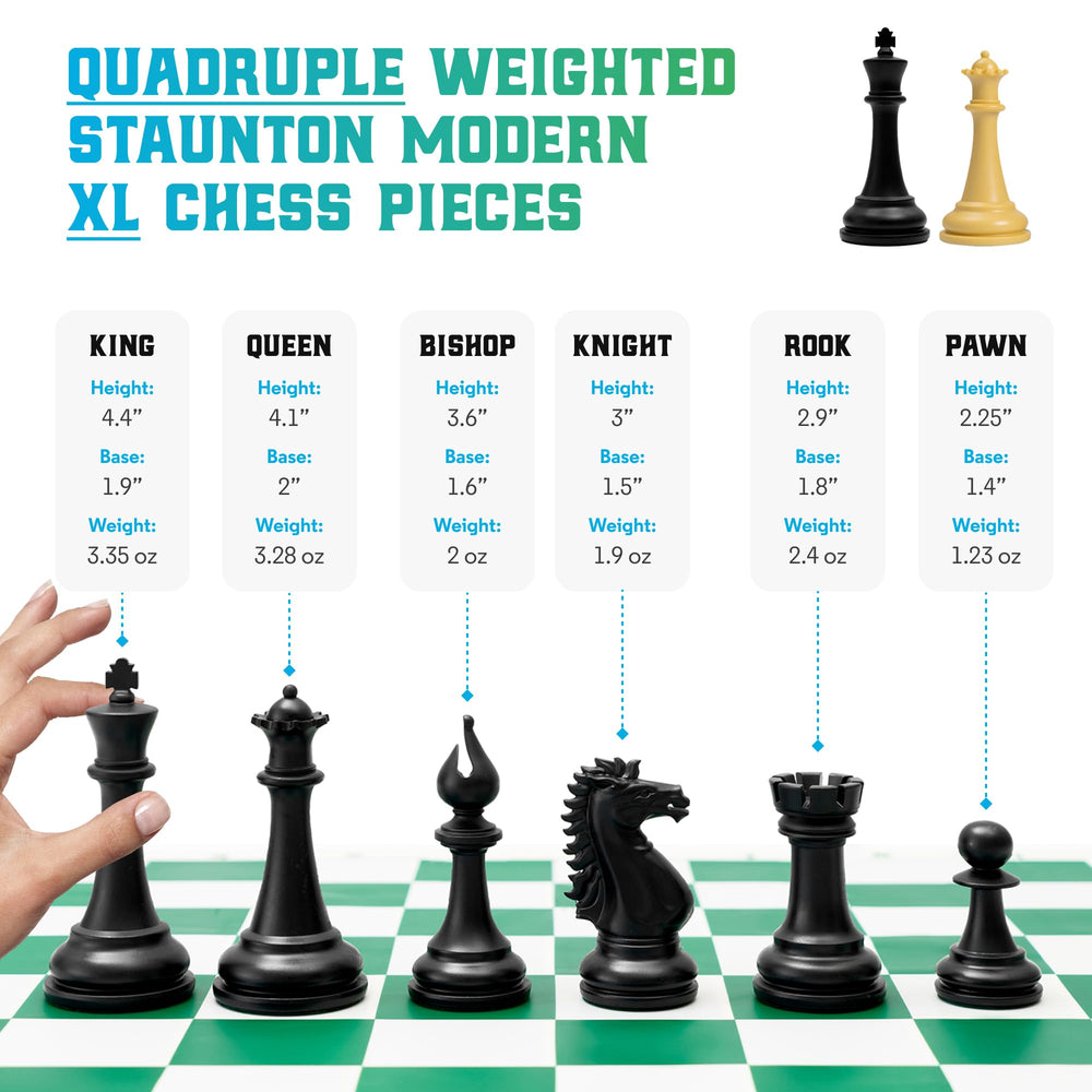 Chess Geeks 20x20 silicone foldable board for travel on the go