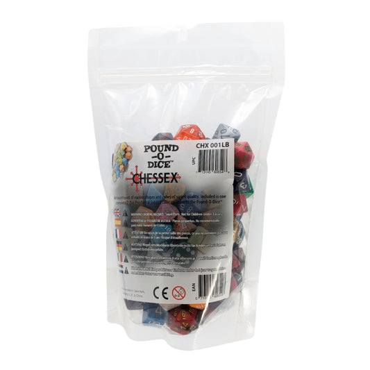 Chessex Pound-O-Dice bag of assorted dice expands collection