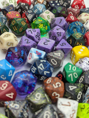 Chessex Pound-O-Dice dice in use for quick replacements