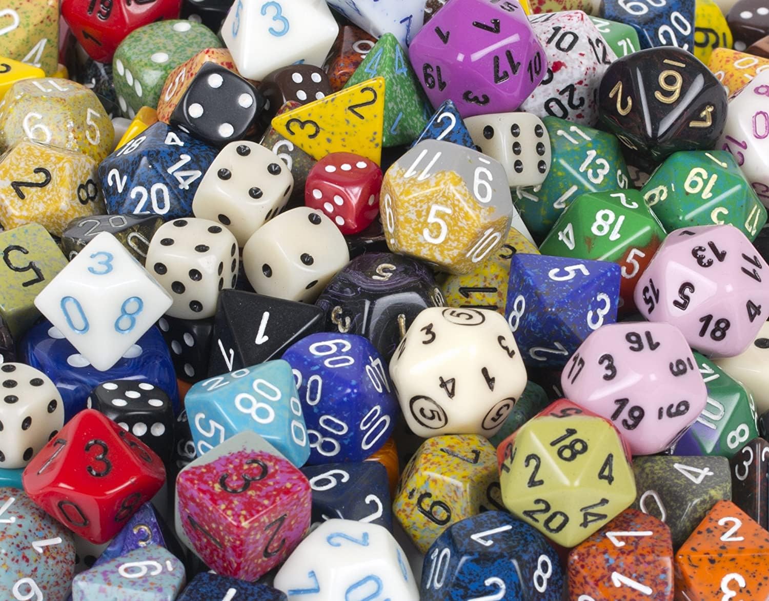 Chessex Pound-O-Dice exclusive seven-die polyhedral set included