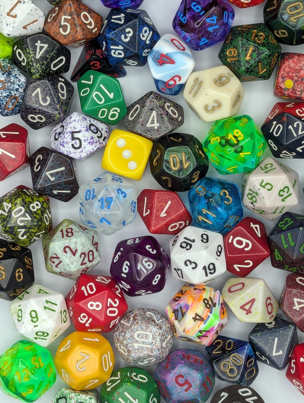 Chessex Pound-O-Dice packaging highlights value for gamers