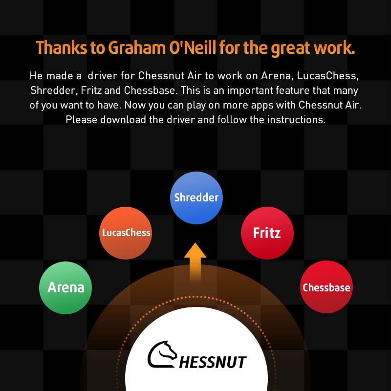 Chessnut Air connected for online play with global opponents