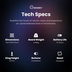 Chessnut Evo automatic software updates keep features fresh and reliable.