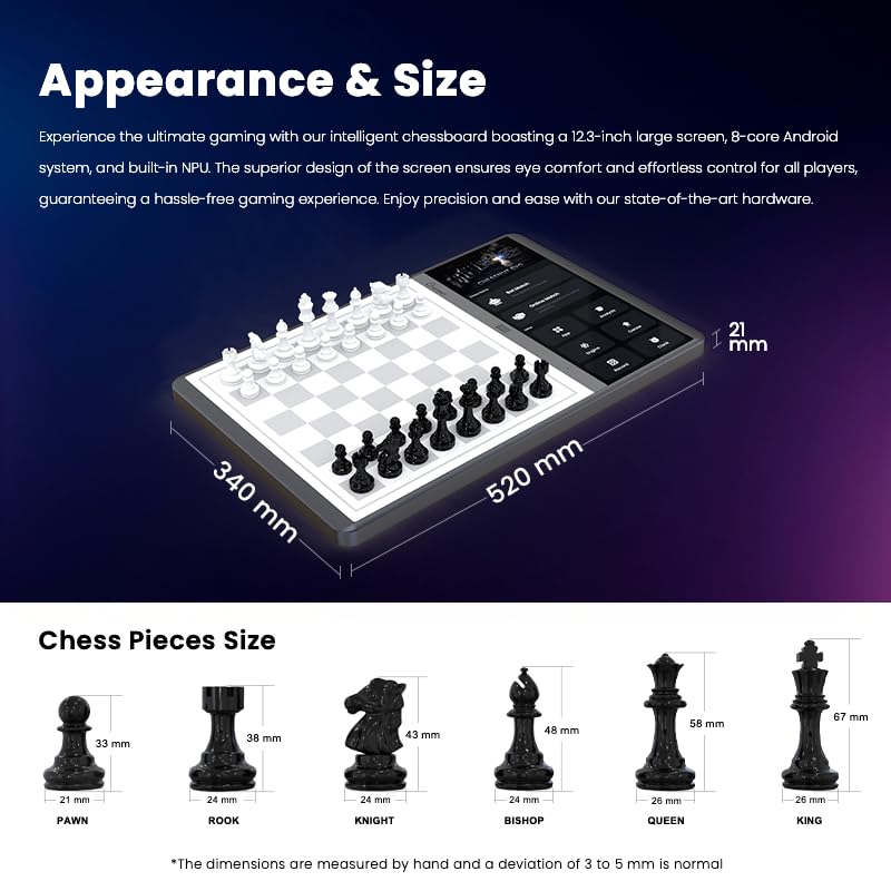 Chessnut Evo allows engine customization to match your playing style and opponents.