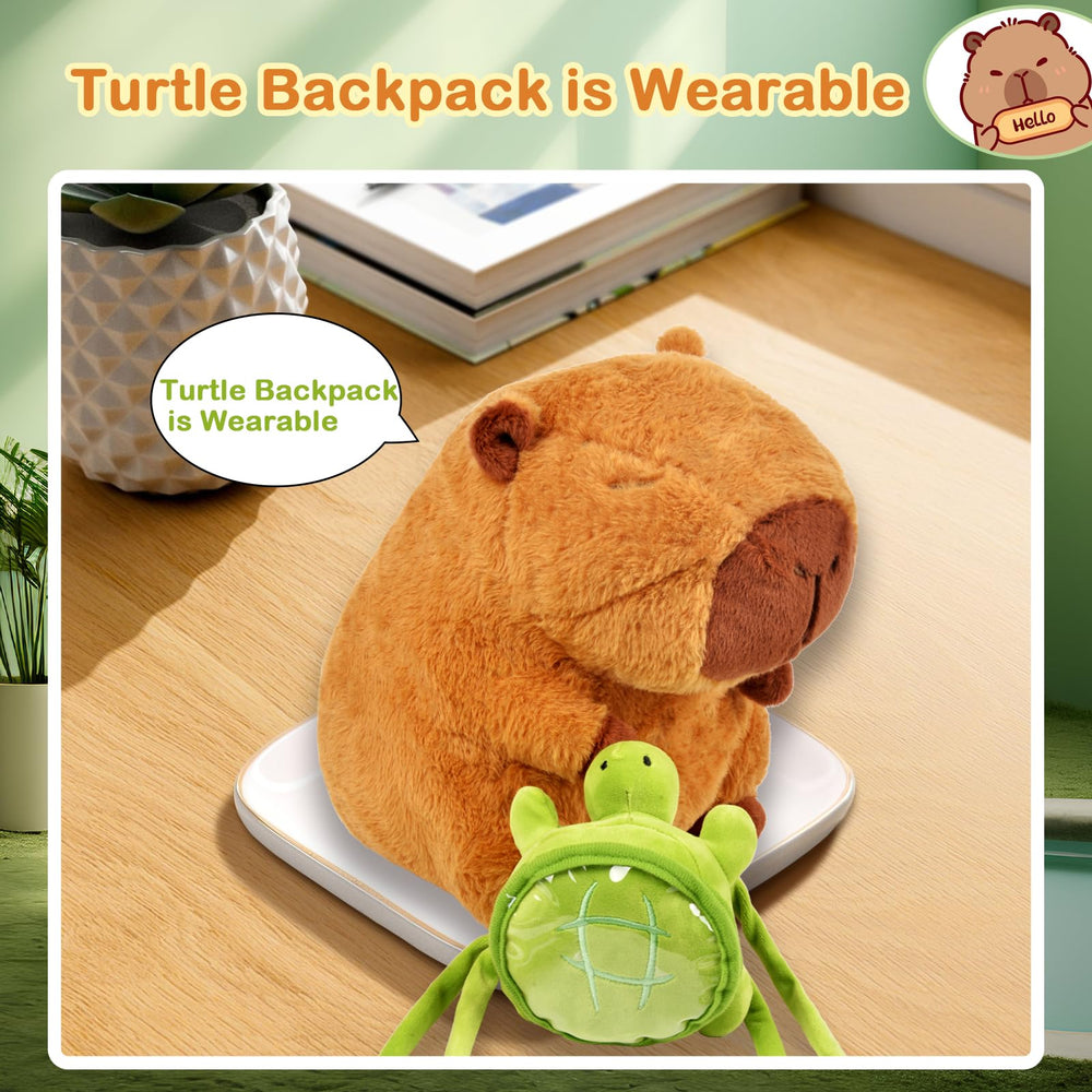 ChezMax capybara plush emits real-sounding calls to spark creative storytelling.