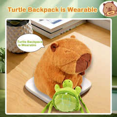 ChezMax capybara plush emits real-sounding calls to spark creative storytelling.