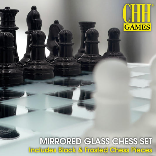 CHH frosted glass pieces offer a cool touch and precise handling.
