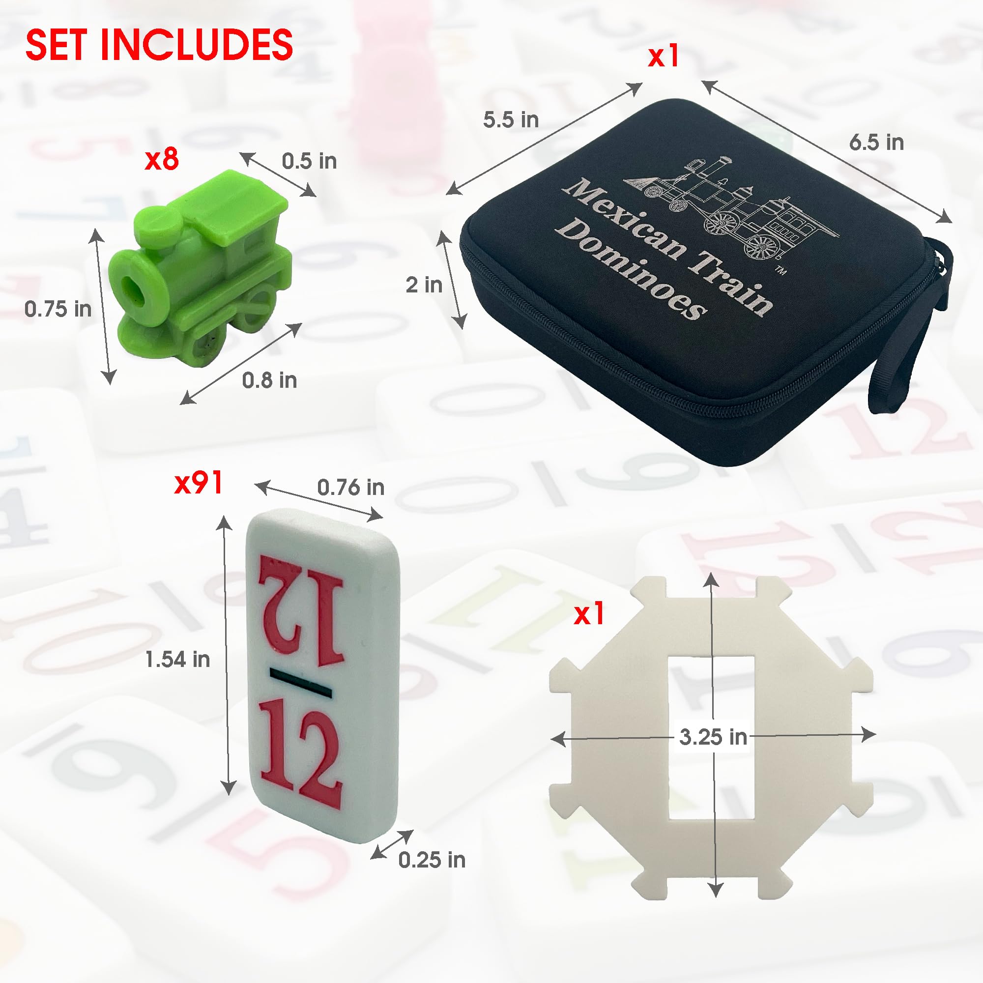 CHH hub and eight trains setup enables engaging Mexican Train play.