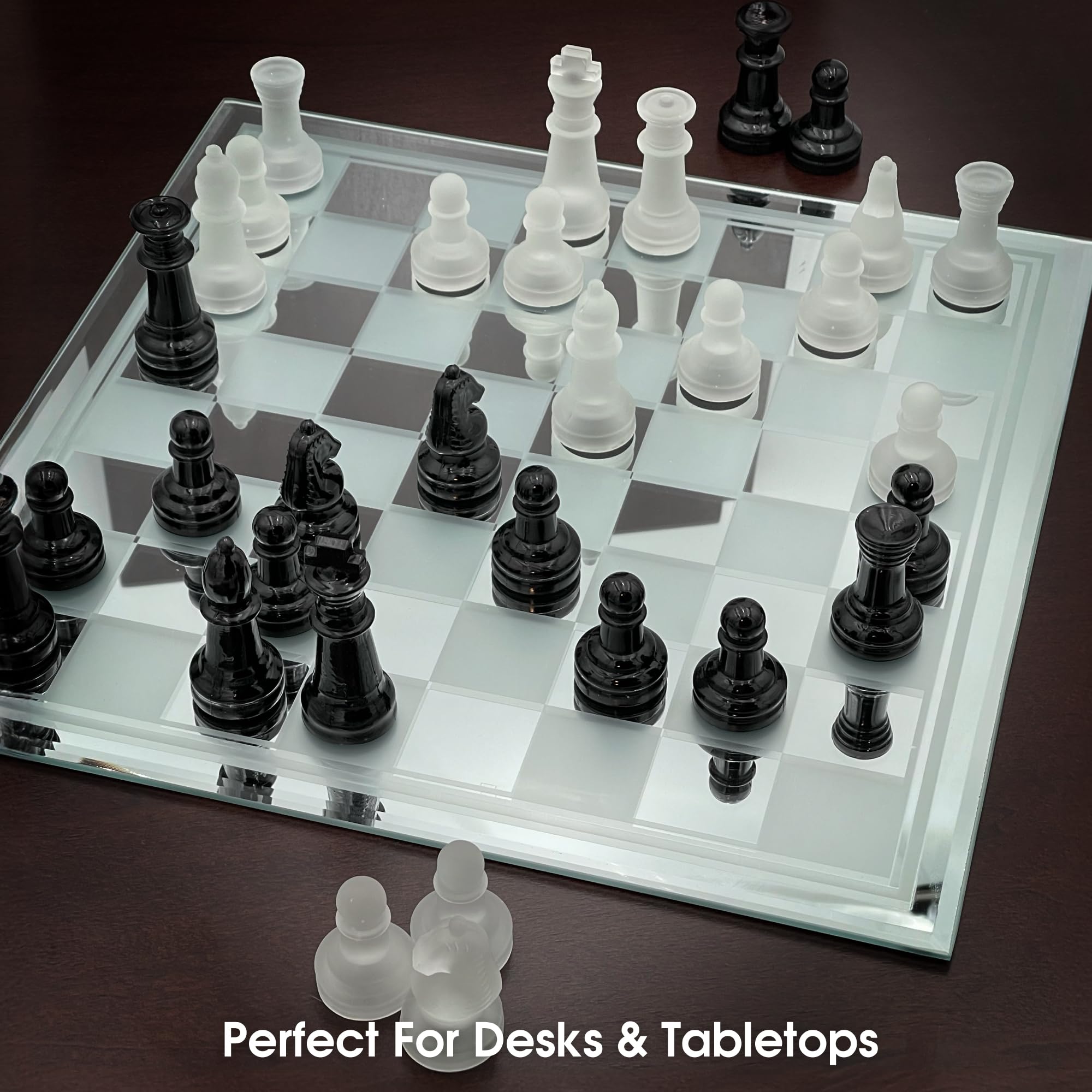 CHH king piece stands 3 inches tall for clear visibility.