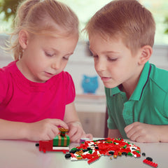 CHHOEAV Christmas blocks featuring Reindeer for holiday-themed construction