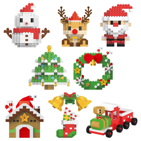 CHHOEAV Christmas blocks featuring Santa Claus for festive imagination and building fun