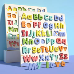CHHQLZS gift ready alphabet puzzle makes a thoughtful educational present