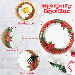 Chiazllta pine cones design plate ideal for Christmas dessert tables.