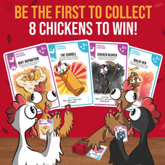 Chicken Challengers ages 13 plus highlights teen and adult suitability for gatherings.