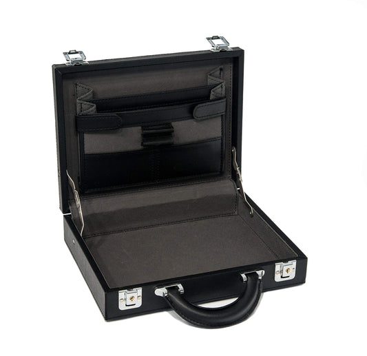 Child Executive Officer briefcase with open latches for organized pretend play