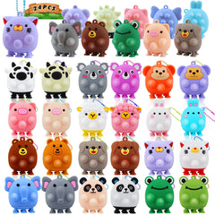 ChildFun elephant animal pop toy with strong suction for bath time and on windows.
