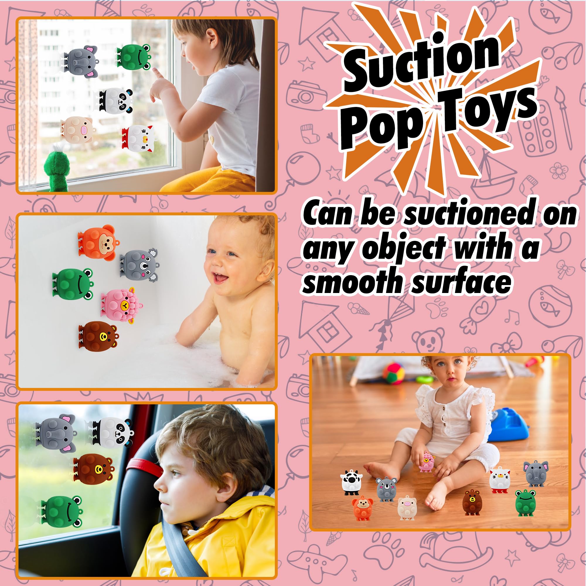 ChildFun sheep suction toy with vibrant colors for engaging play