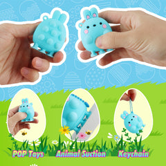 ChildFun bright eggs filled with toys provide festive basket fillers.