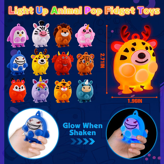 ChildFun 12-pack glow after shaking to attract attention during parties.