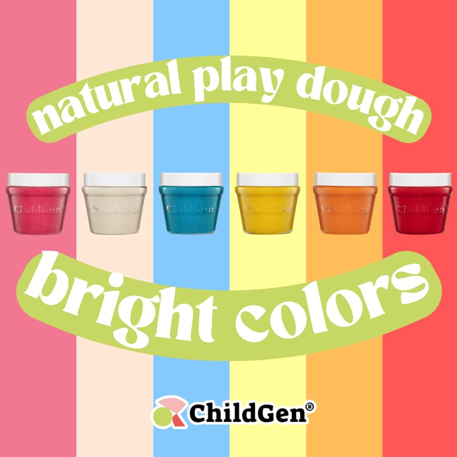 ChildGen long-lasting dough maintains color and texture through extended play sessions.