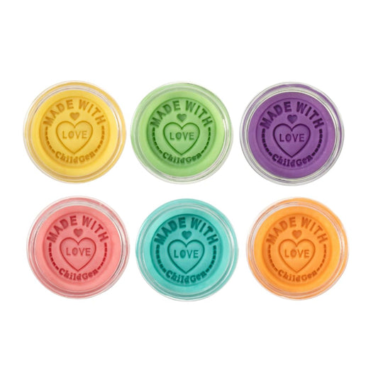 ChildGen play dough with silky texture showcases premium softness for fine motor practice.