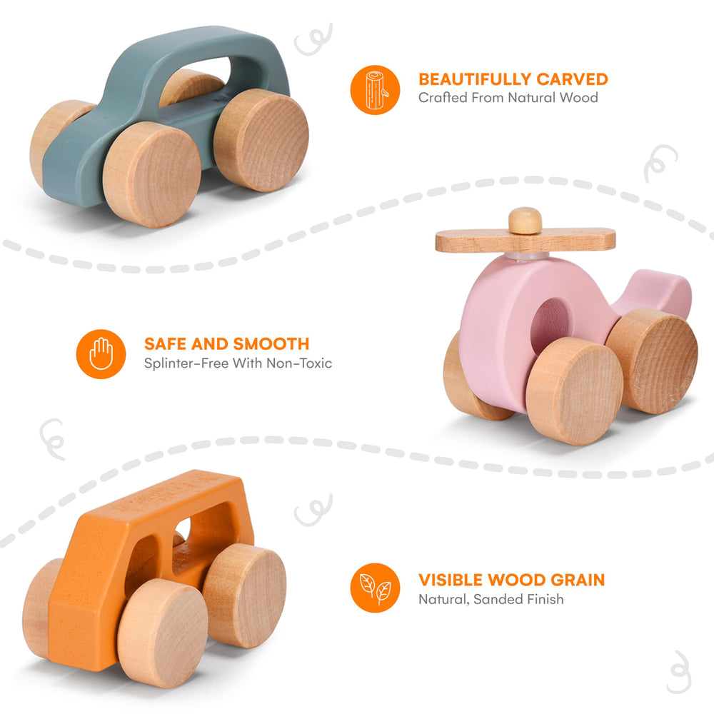 Montessori-inspired CHILDLIKE BEHAVIOR toddler toys encouraging exploration