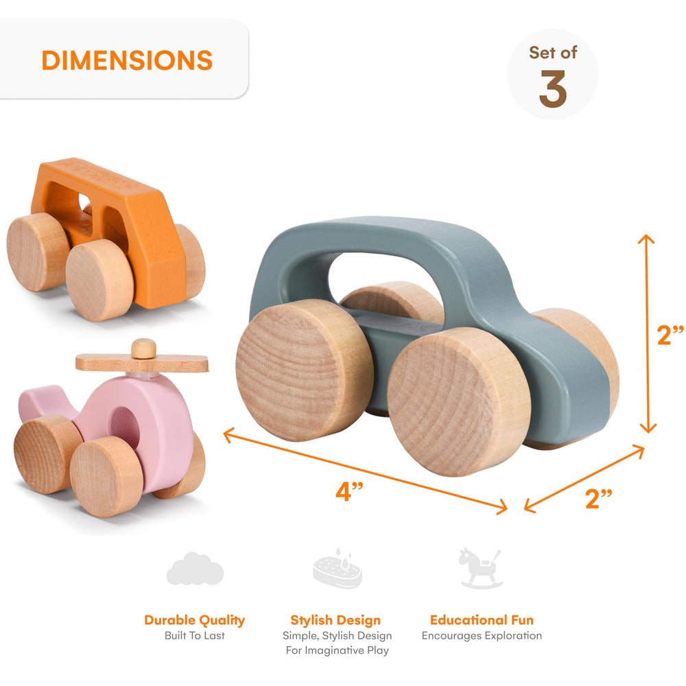 Smooth, sanded wooden toy bodies from CHILDLIKE BEHAVIOR collection