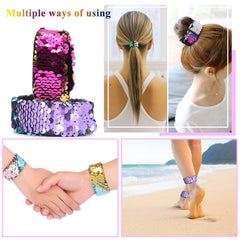 Childom color-changing bracelets enabling easy color flips