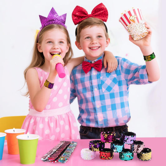 Childom reversible sequin bracelet collection for creative patterns