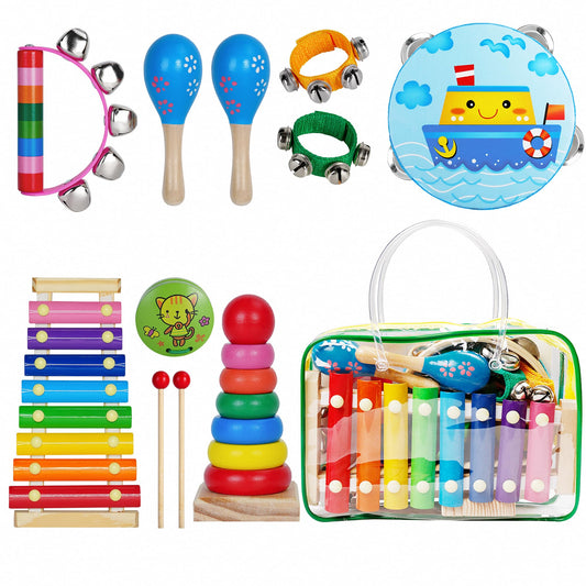 Childom xylophone for toddlers enhances rhythm exploration with colorful design.