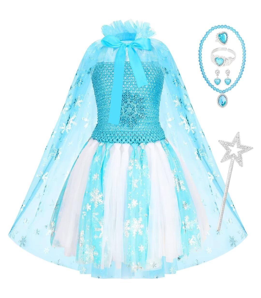 Chillife blue princess dress set delivers classic dress-up fun.