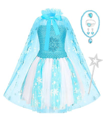Chillife blue princess dress set delivers classic dress-up fun.