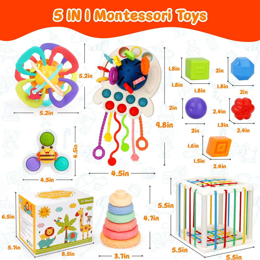 Chillife bright colors stimulate visual exploration and curiosity.