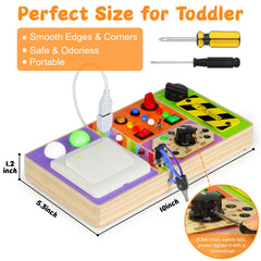 Chillife Busy Board Travel-Friendly design fits bags for on-the-go learning.