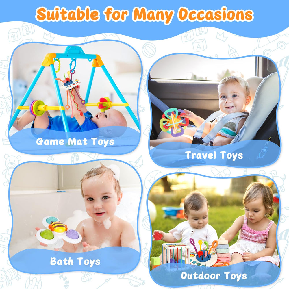 Chillife sensory teething toy soothes gums with varied textures.