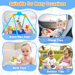 Chillife sensory teething toy soothes gums with varied textures.