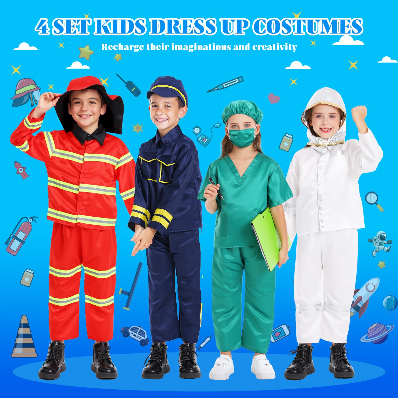 Chillife toddler costumes made of soft polyester with adjustable waistband.