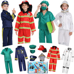 Chillife firefighter costume set for toddlers, durable and immersive pretend play.