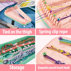 Chilpals velcro thigh strap design enables hands-free crafting.