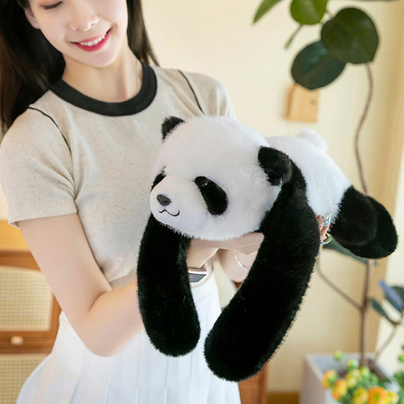 Chilsoby Panda Weighted Plush, 17.7-inch, versatile hug pillow for relaxation and comfort