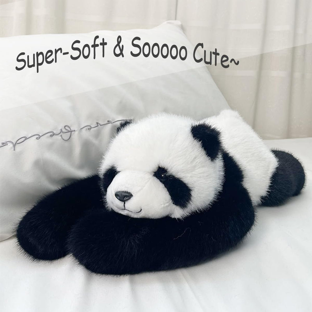 Chilsoby Panda Weighted Plush, 25.6-inch, oversized cuddle buddy for lounging and decor