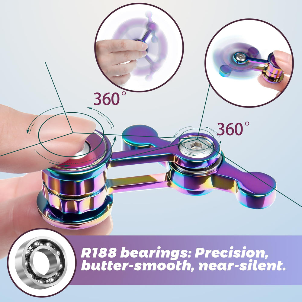 Chilvil metal desk toy with quiet operation and precision bearings for focus