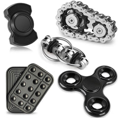 Chilvil 5-piece fidget set with magnetic slider for focused work