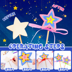 Chinco colorful ribbons provide vibrant accents for personalized wand designs