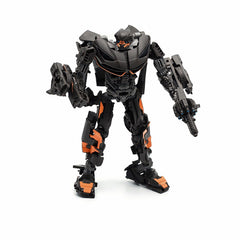 Chingbor Deformation Robot Toy crafted from ABS plastic and alloy for durability.
