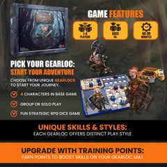 Chip Theory Games Too Many Bones gearloc miniatures—ready-to-play adventurers for your party.