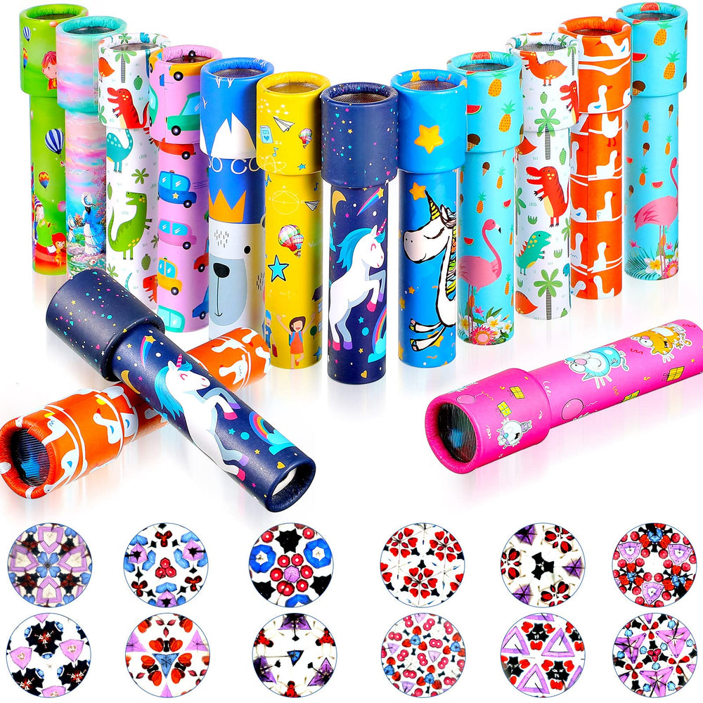 Chivao classic kaleidoscope showing colorful color-patterns for imaginative play